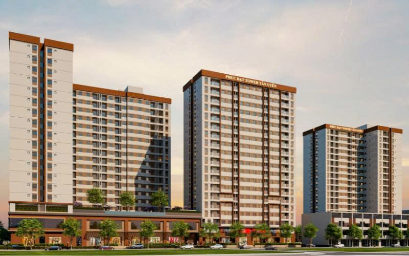 Khu nhà ở xã hội cao tầng Phúc Đạt - Tân Uyên 3
