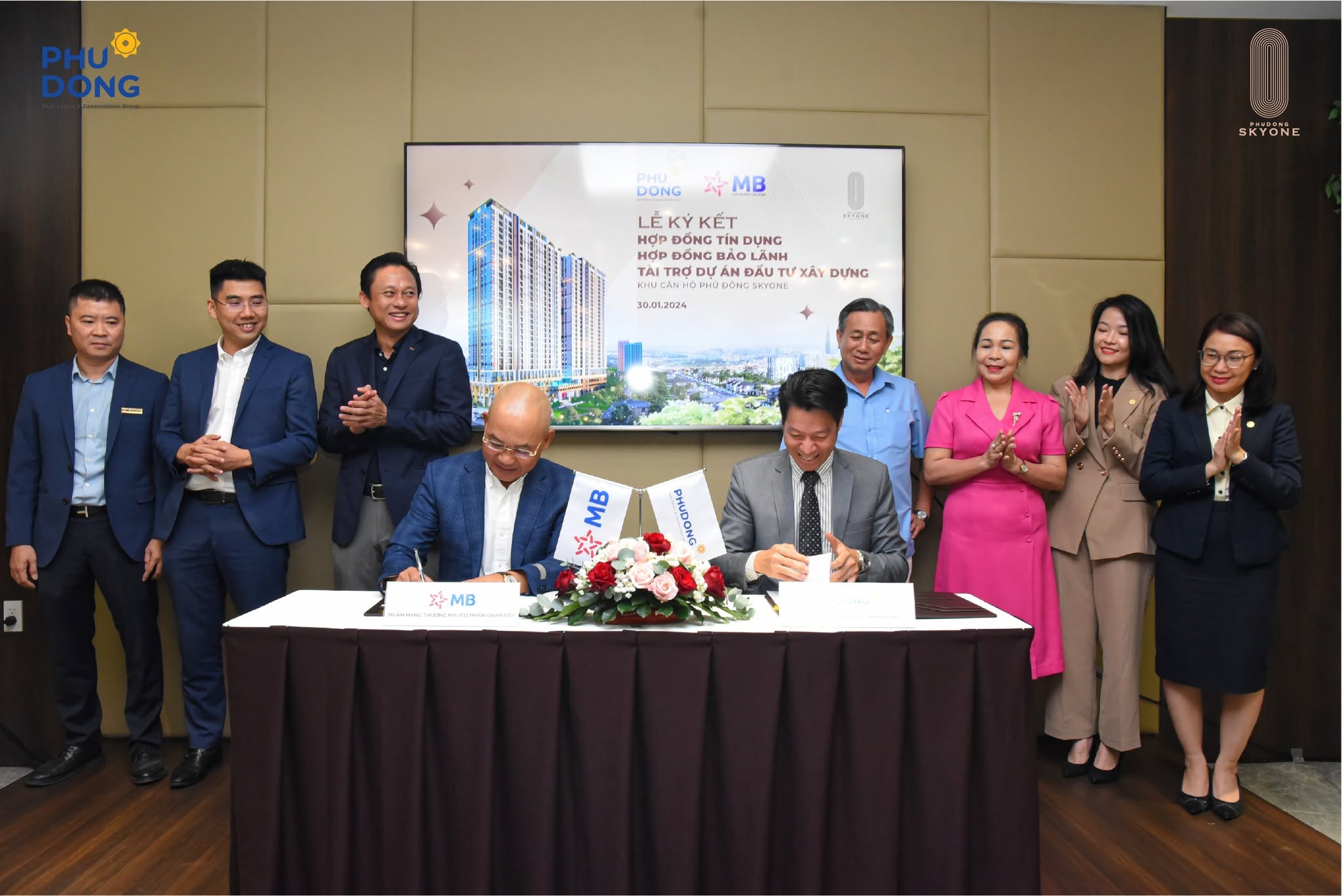 PHÚ ĐÔNG SKYONE NHẬN GÓI TÍN DỤNG VÀ BẢO LÃNH TỪ MB BANK
