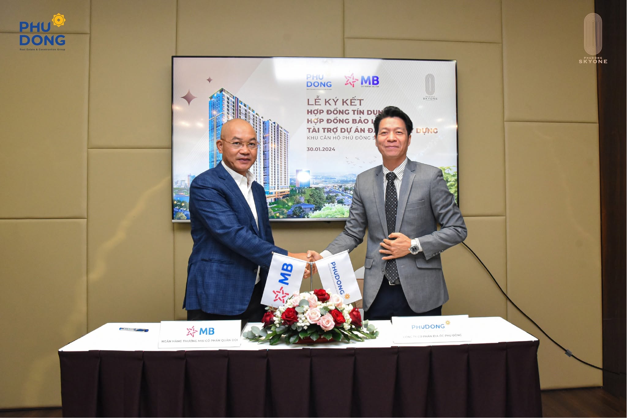 PHÚ ĐÔNG SKYONE NHẬN GÓI TÍN DỤNG VÀ BẢO LÃNH TỪ MB BANK