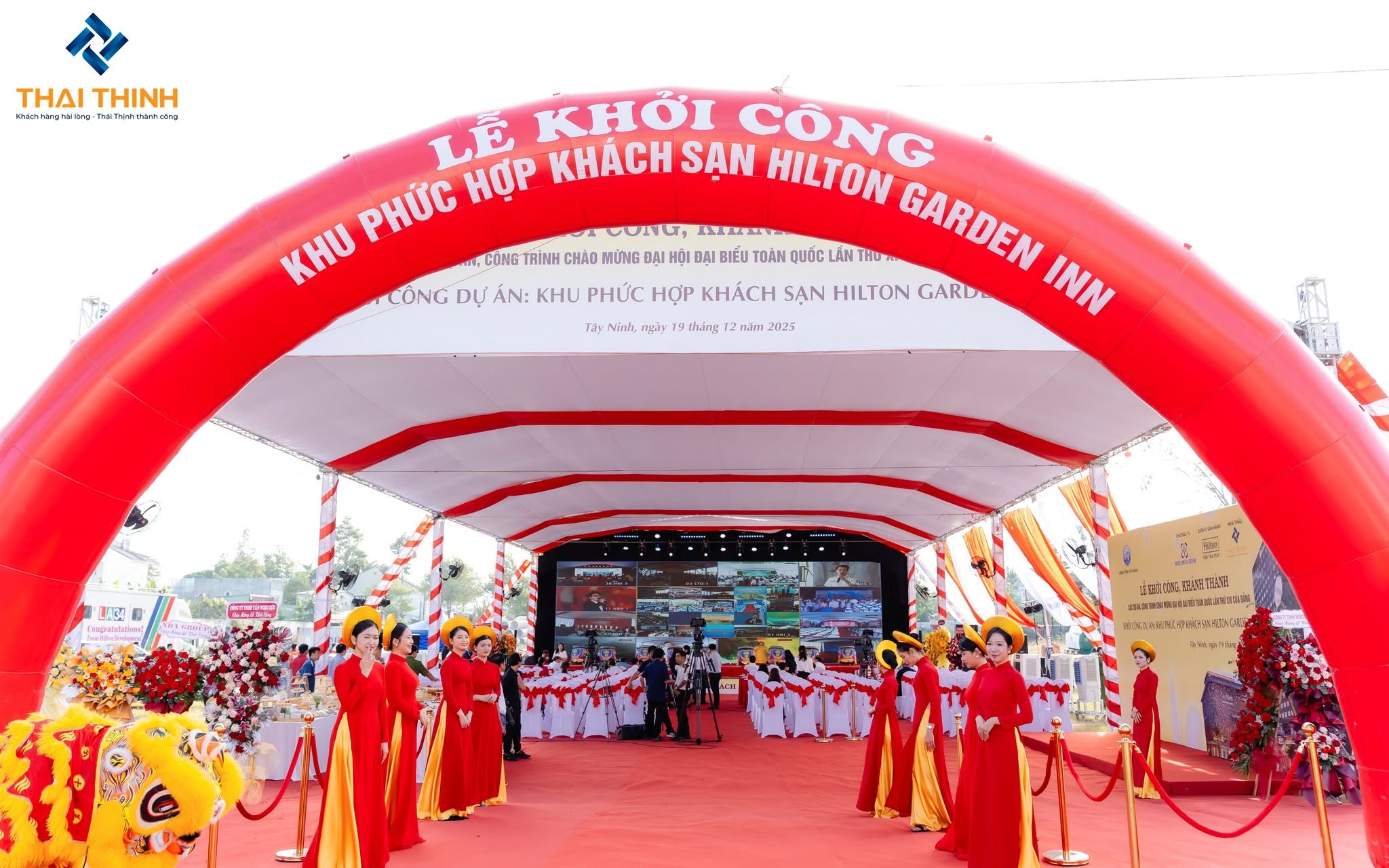CHÍNH THỨC KHỞI CÔNG DỰ ÁN KHU PHỨC HỢP KHÁCH SẠN HILTON GARDEN INN TÂY NINH