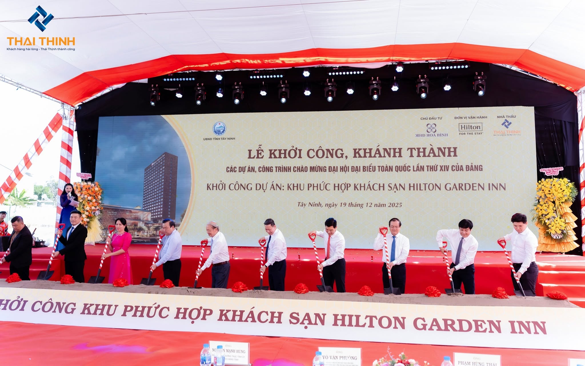 CHÍNH THỨC KHỞI CÔNG DỰ ÁN KHU PHỨC HỢP KHÁCH SẠN HILTON GARDEN INN TÂY NINH