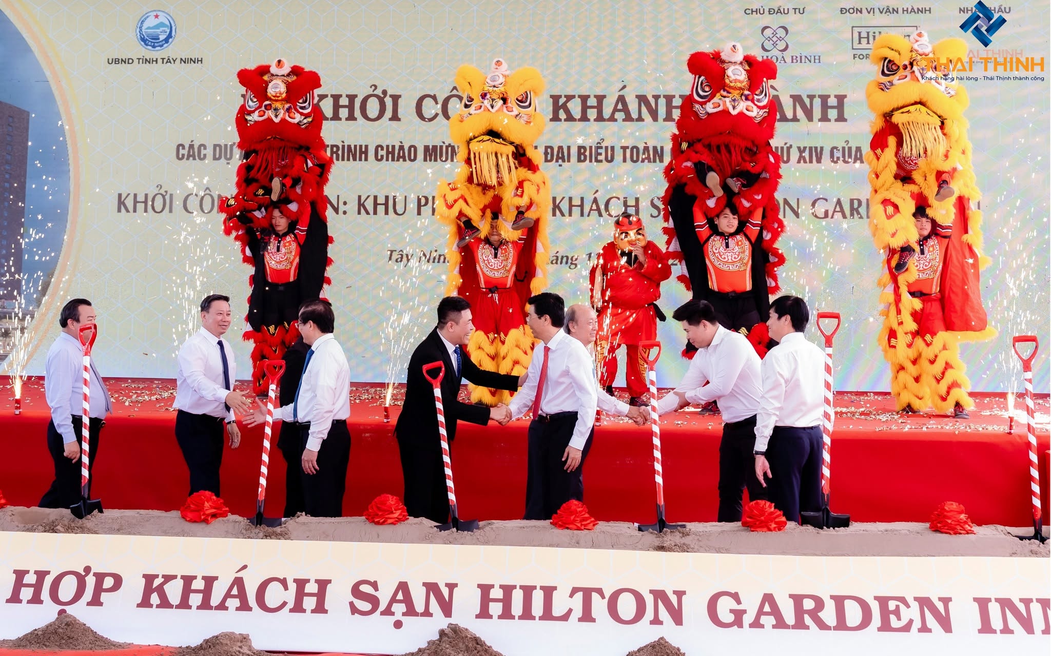 CHÍNH THỨC KHỞI CÔNG DỰ ÁN KHU PHỨC HỢP KHÁCH SẠN HILTON GARDEN INN TÂY NINH