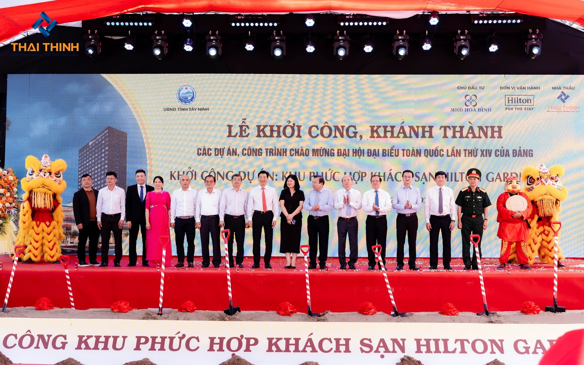 CHÍNH THỨC KHỞI CÔNG DỰ ÁN KHU PHỨC HỢP KHÁCH SẠN HILTON GARDEN INN TÂY NINH