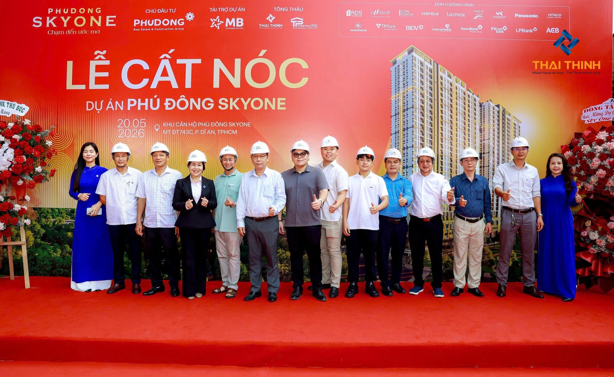 LỄ CẤT NÓC DỰ ÁN PHÚ ĐÔNG SKYONE - DẤU MỐC MỚI CHO HÀNH TRÌNH AN CƯ