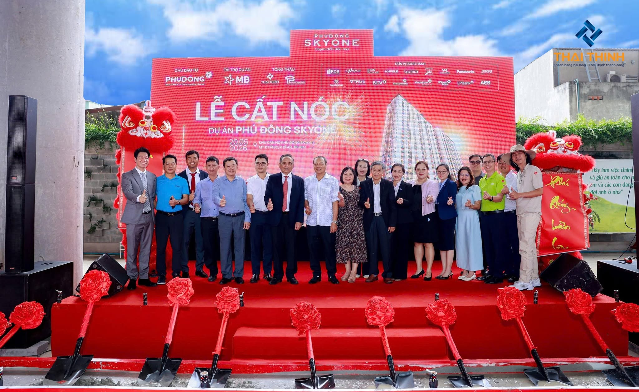 LỄ CẤT NÓC DỰ ÁN PHÚ ĐÔNG SKYONE - DẤU MỐC MỚI CHO HÀNH TRÌNH AN CƯ